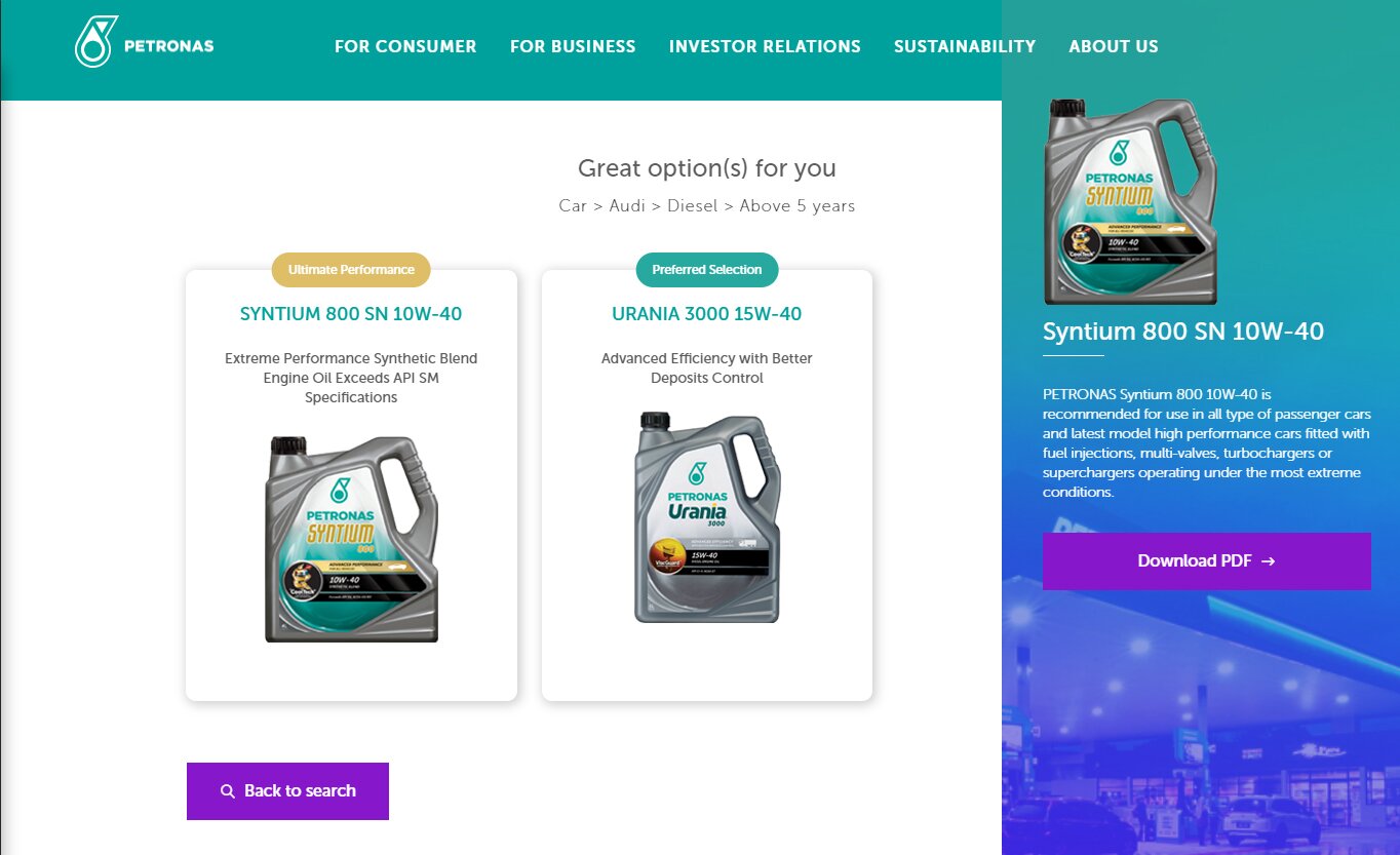 PETRONAS Dagangan MyMesra Website by XTOPIA