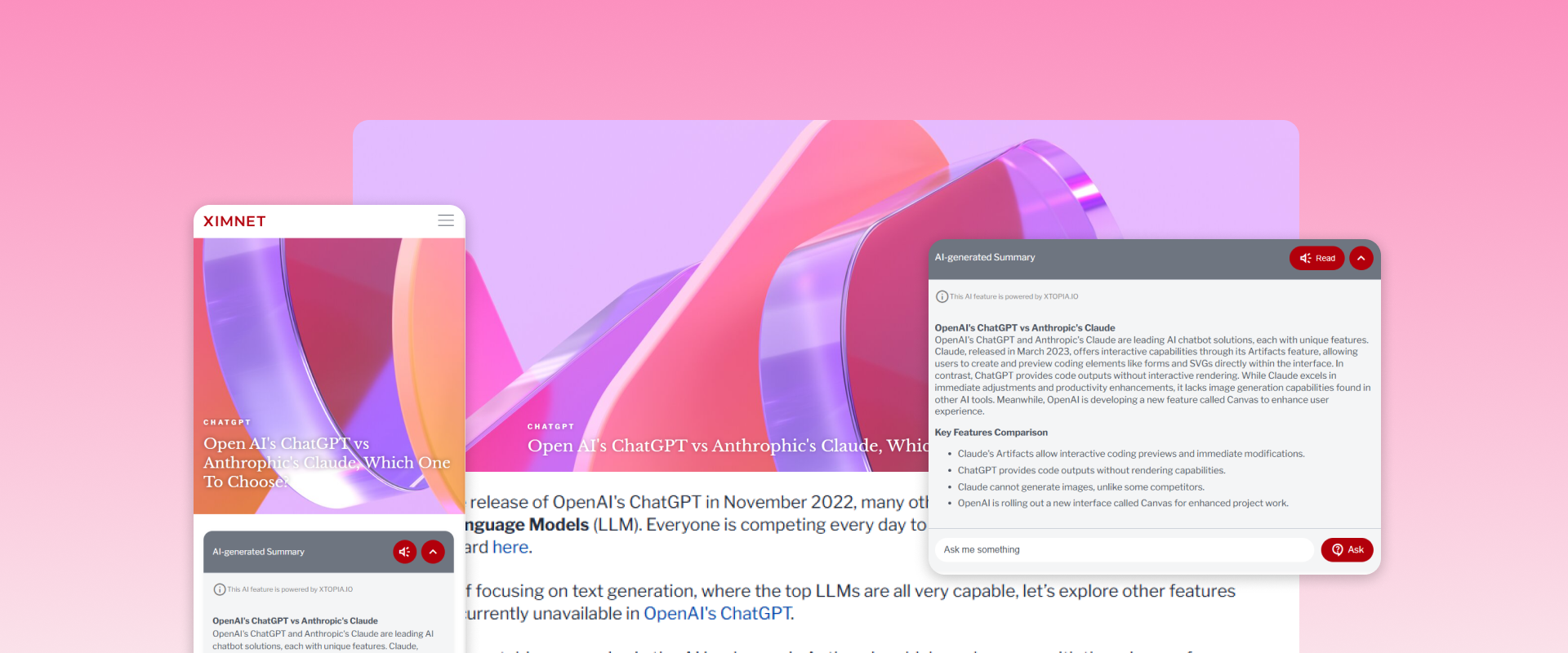 XTOPIA AI Content Summariser