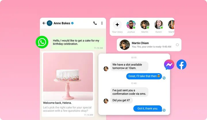XTOPIA AI Assistant with social media integration interface