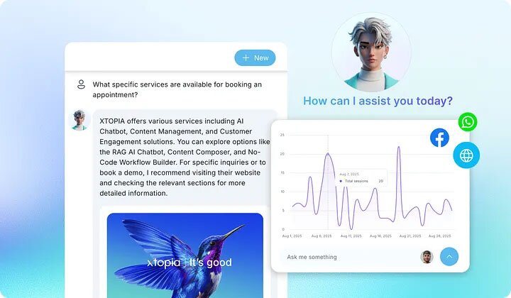 XTOPIA AI Assistant with RAG capabilities