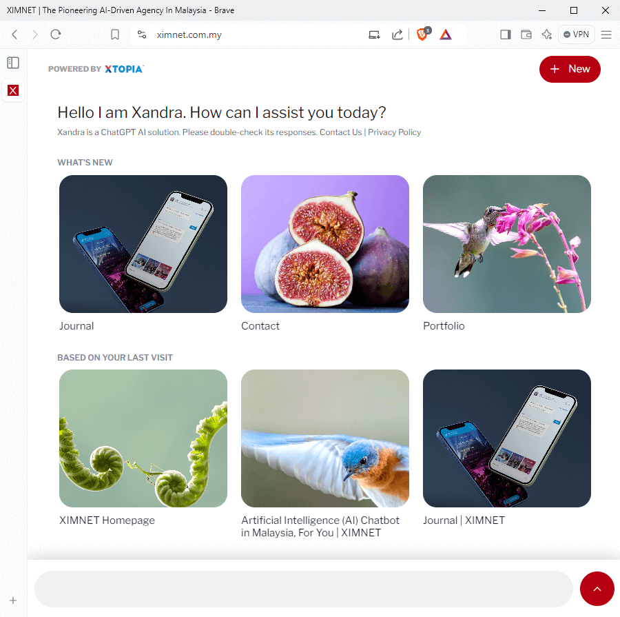XIMNET - XTOPIA.IO RAG AI Chatbot Solution